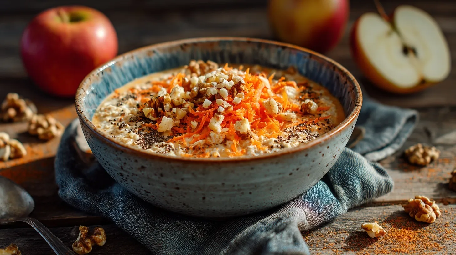 Sugar-free Oatmeal Recipe With Apples And Carrots