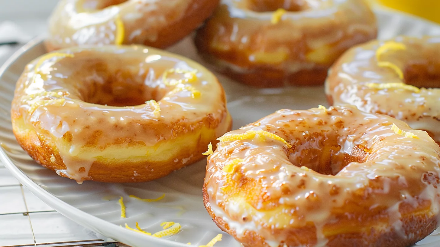Air Fryer Lemon Donuts