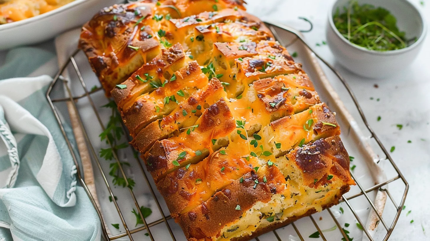 Cheddar Pull-apart Cheese Bread