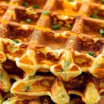 Cheesy Mashed Potato Waffles