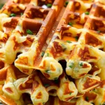 Cheesy Mashed Potato Waffles