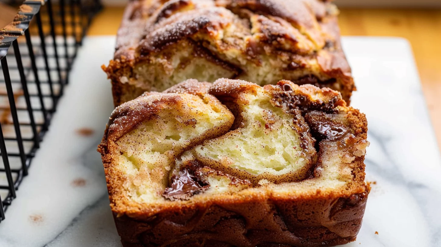 Cinnamon Sugar Chocolate Chip Loaf