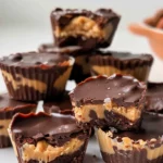 High Protein Greek Yogurt Peanut Butter Brownie Cups