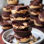 High Protein Greek Yogurt Peanut Butter Brownie Cups