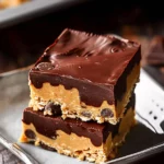 High Protein No-bake Peanut Butter Oat Cookie Dough Bars