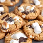 Marshmallow Crispy Cookies