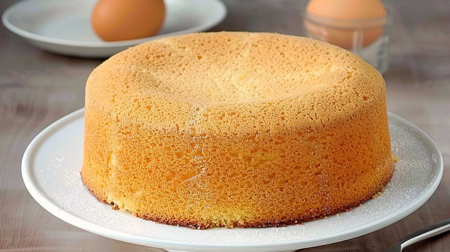 Simple 3 Ingredient Sponge Cake
