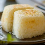 Soft Fluffy Rice Cake Open For Recipe