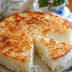 Soft Fluffy Rice Cake Open For Recipe