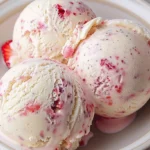 Strawberry Vanilla Bean Ice Cream