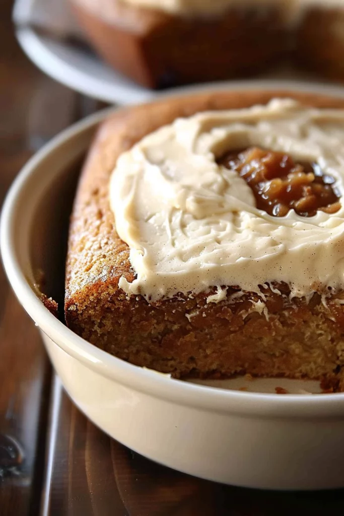 Sweet and Spiced Applesauce Cake