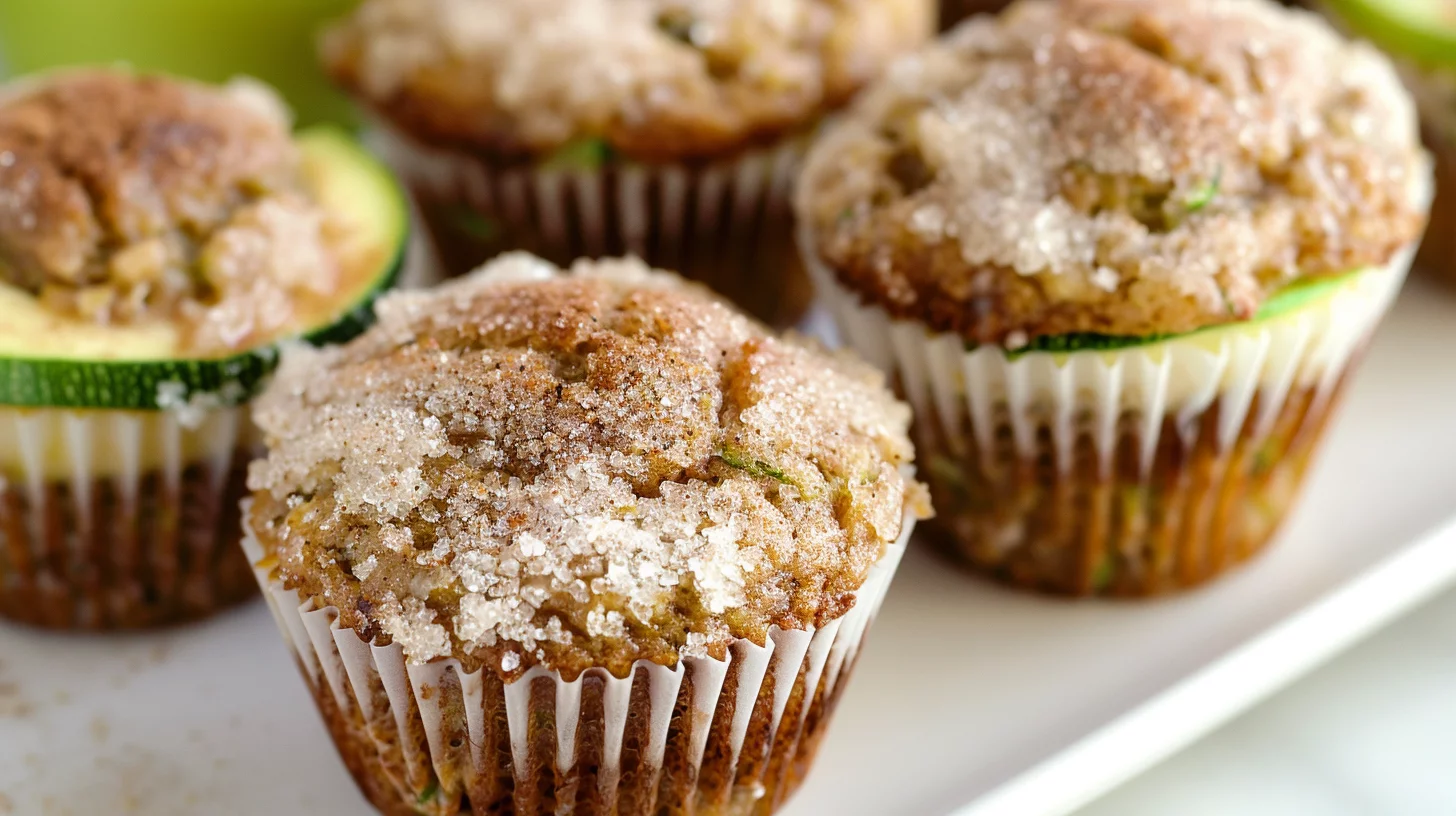 Apple Cinnamon Zucchini Muffins