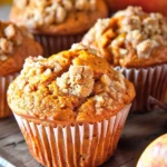 Apple Pumpkin Streusel Muffins