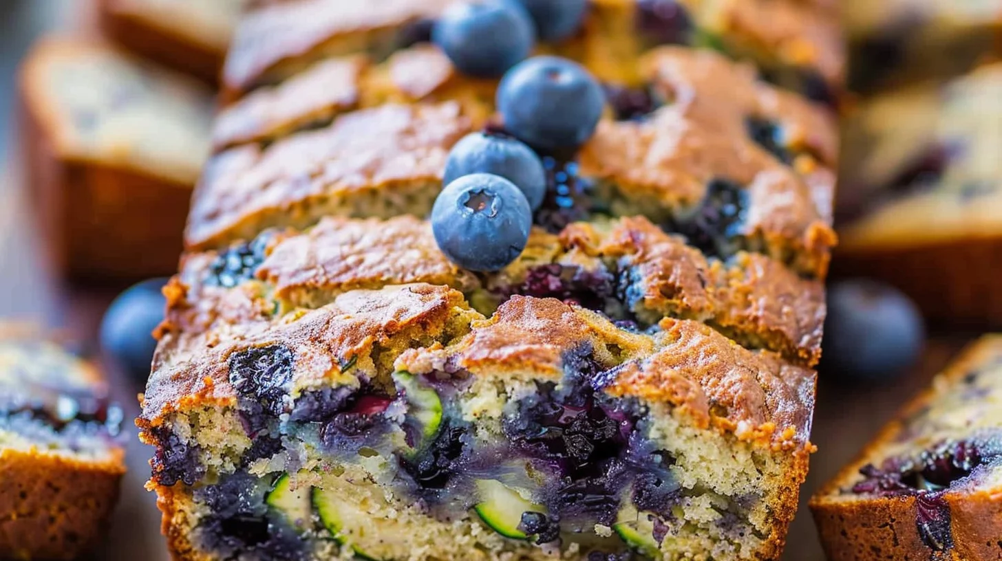Blueberry Banana Zucchini Bread