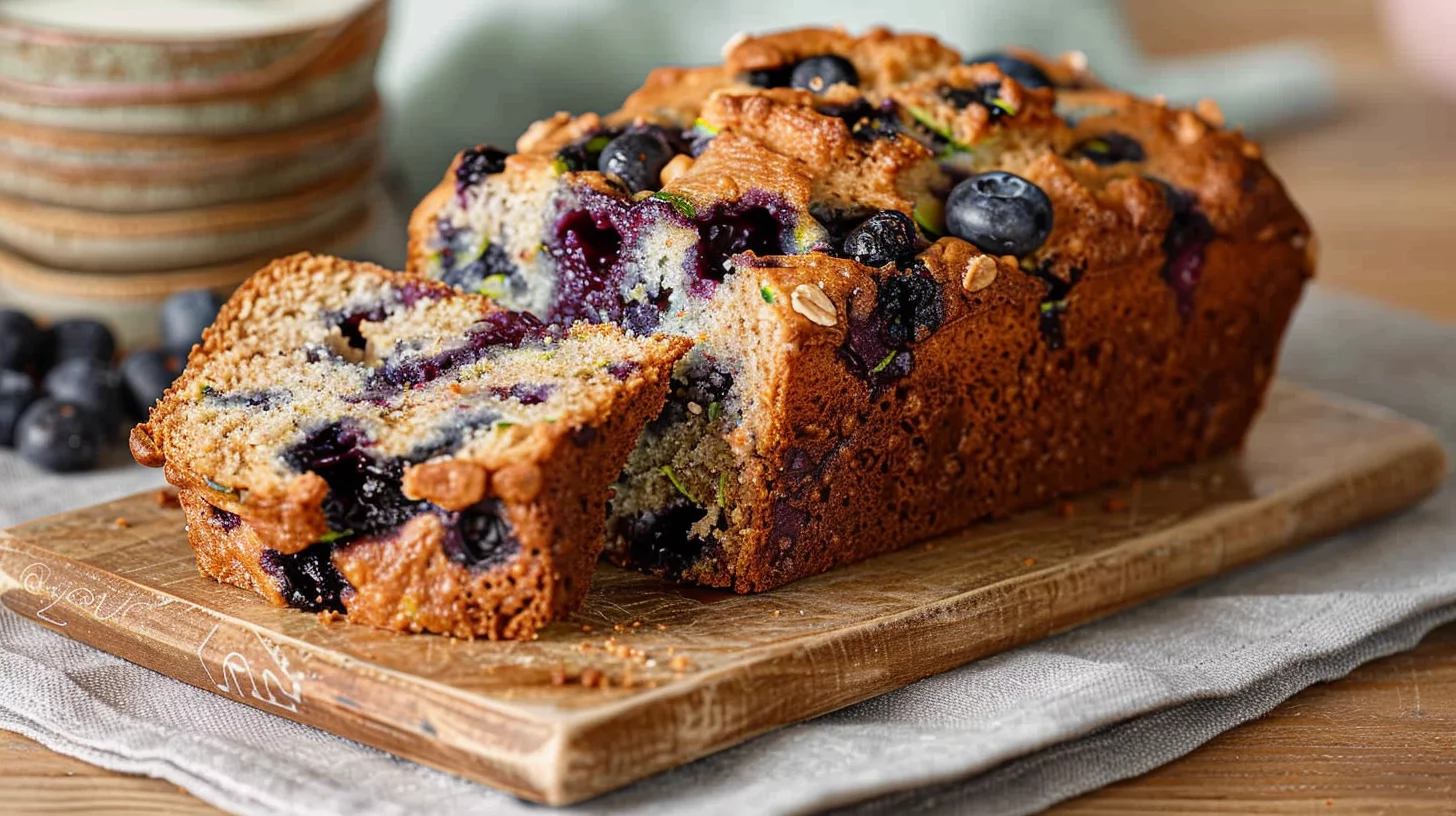 Blueberry Zucchini Bread Cake