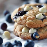 Blueberrystreaked Blueberry Cookies