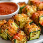 Cheesy Baked Zucchini Tots