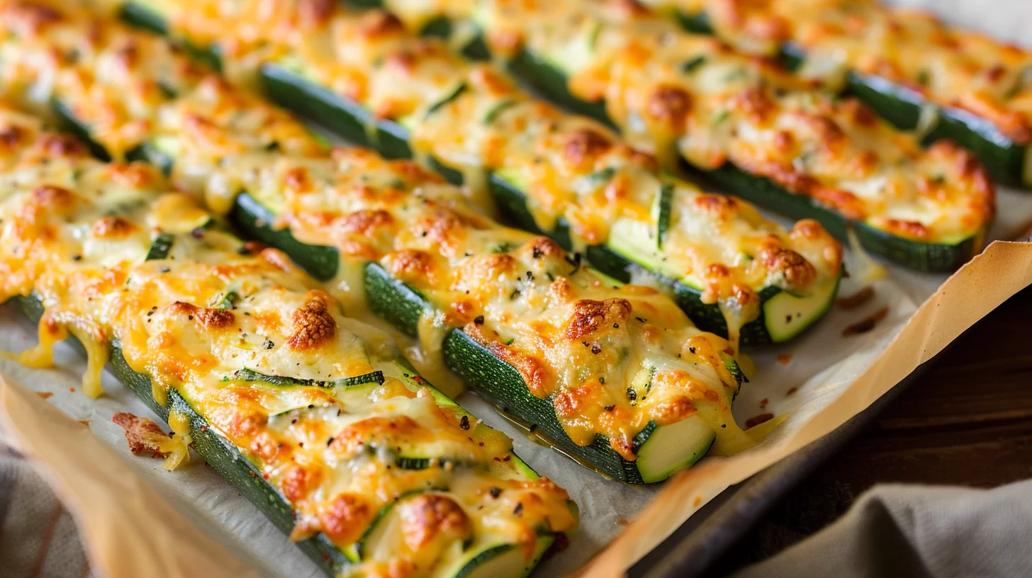 Cheesy Zucchini Breadsticks Recipe