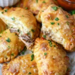Chicken Alfredo Air Fryer Calzones