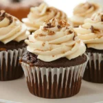 Chocolate Pumpkin Cupcakes