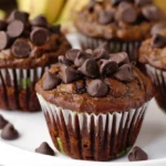 Chocolate Zucchini Banana Bread Muffins