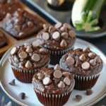 Chocolate Zucchini Banana Bread Muffins