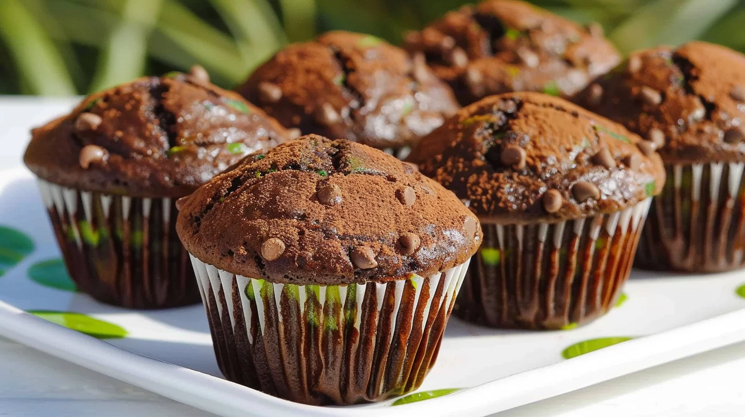 Chocolate Zucchini Muffins
