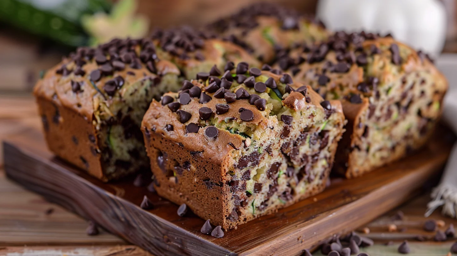 Decadent Chocolate Chip Zucchini Breads