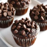Double Chocolate Zucchini Muffins