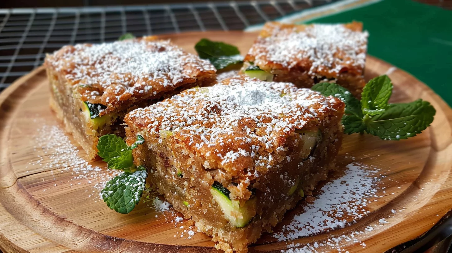 Easy Homemade Zucchini Bars
