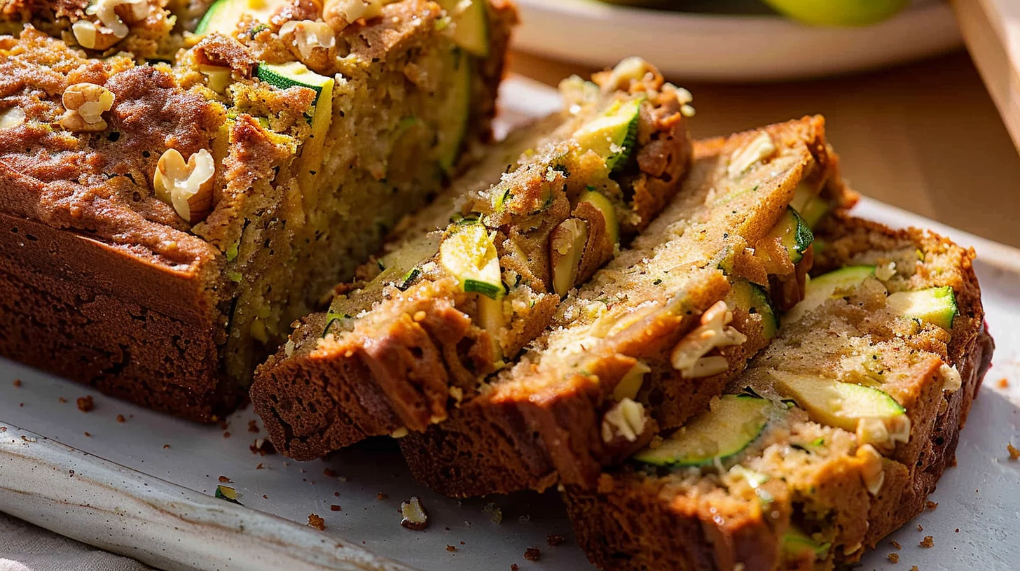 Fluffy Apple Zucchini Bread