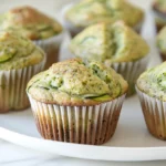 Fluffy Sour Cream Zucchini Muffins