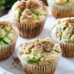 Fluffy Sour Cream Zucchini Muffins