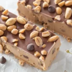 Frozen Greek Yogurt Peanut Butter Chocolate Chip Ice Cream Bars