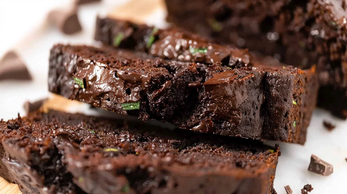 Fudgy Chocolate Zucchini Quick Bread