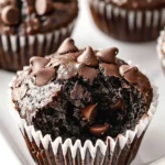 Healthy Chocolate Zucchini Muffins