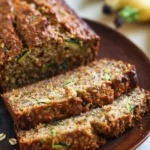 Healthy Oatmeal Zucchini Banana Bread