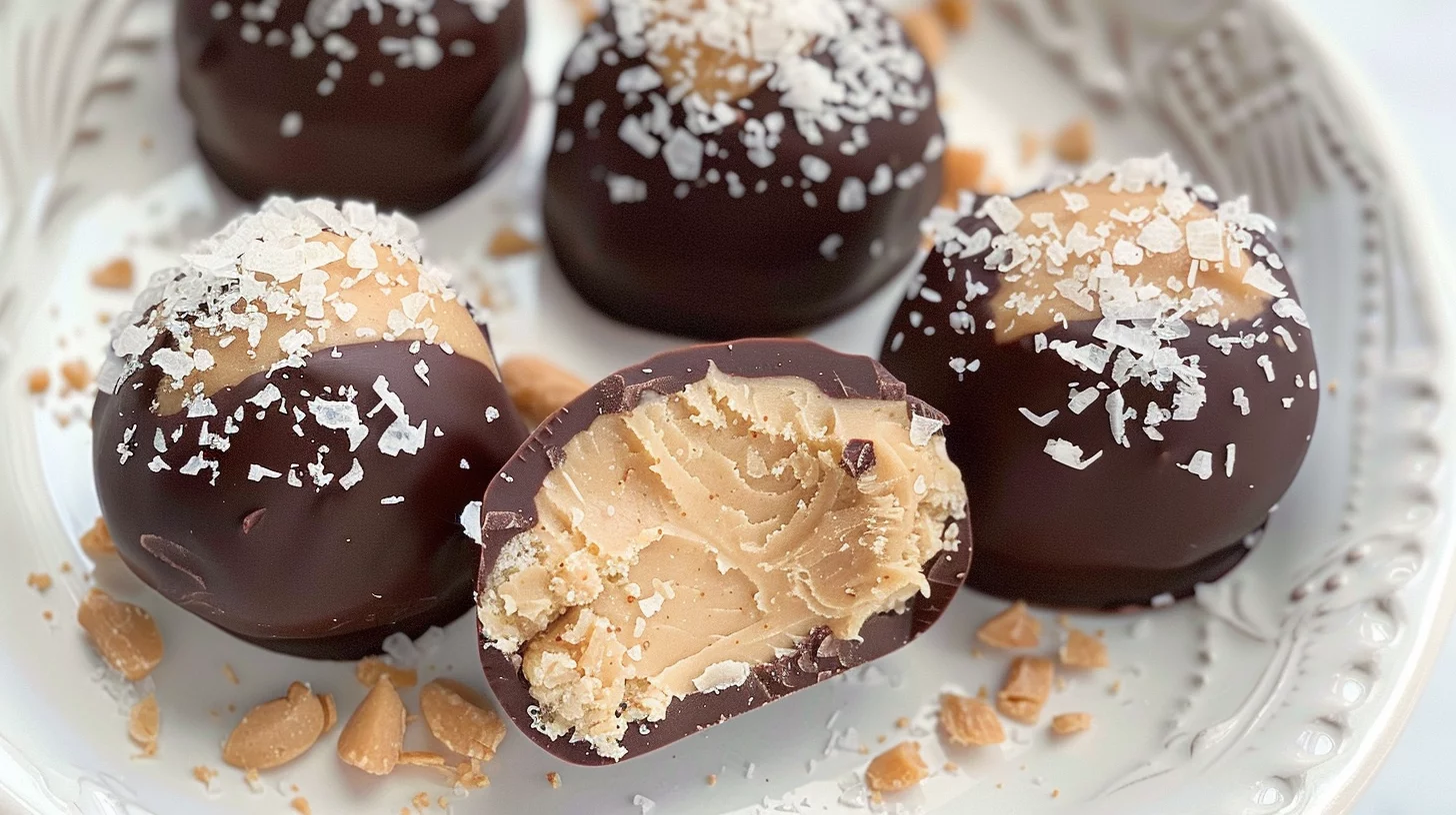 Healthy Peanut Butter Frozen Yogurt Bites