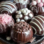 Hot Cocoa Bombs With Surprise Fillings