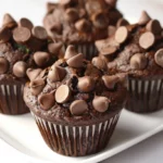 Irresistibly Moist Double Chocolate Zucchini Muffins