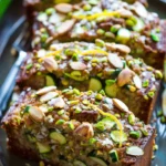 Lemon Pistachio Zucchini Bread