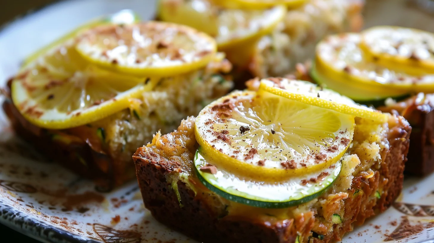 Moist Lemon Zucchini Breads