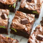 Moist Zucchini Brownies Recipe