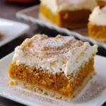 Old Fashioned Pumpkin Bars With Cream Cheese Frosting