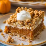 Pumpkin Pie Crumble Bars