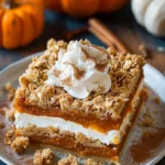 Pumpkin Pie Crumble Bars