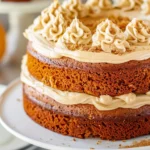 Pumpkin Spice Cake With Brown Sugar Cream Cheese Frosting