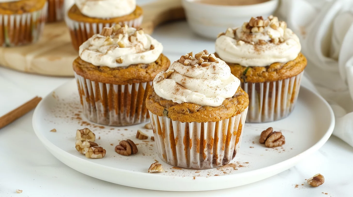 Pumpkin Zucchini Muffins