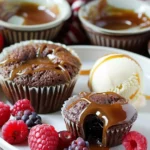 Salted Caramel Lava Cupcakes