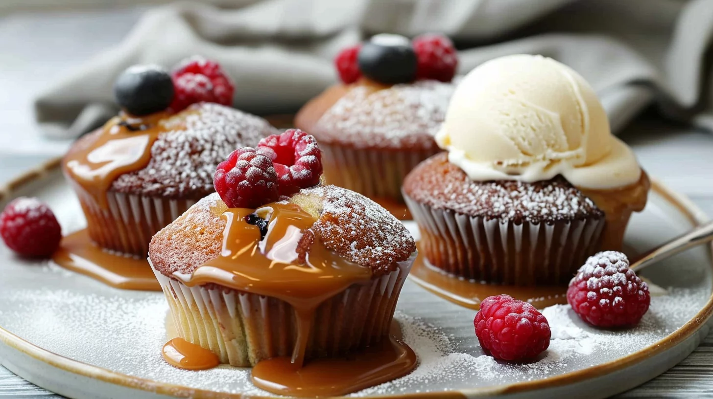Salted Caramel Lava Cupcakes